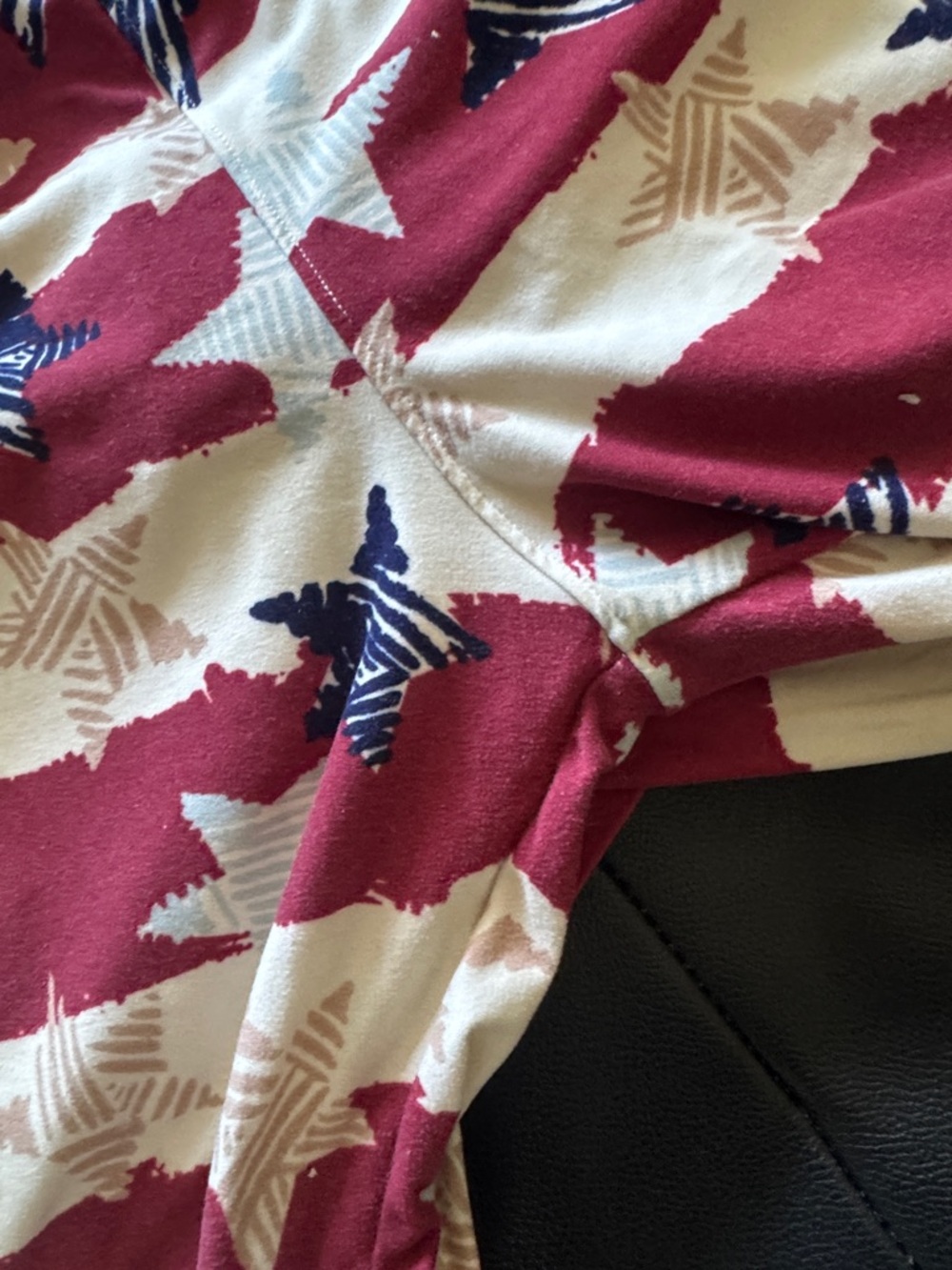 EUC LuLaRoe TC Tall & Curvy Womens Stars & Stripes Patriotic Leggings Buttery - Picture 4 of 9